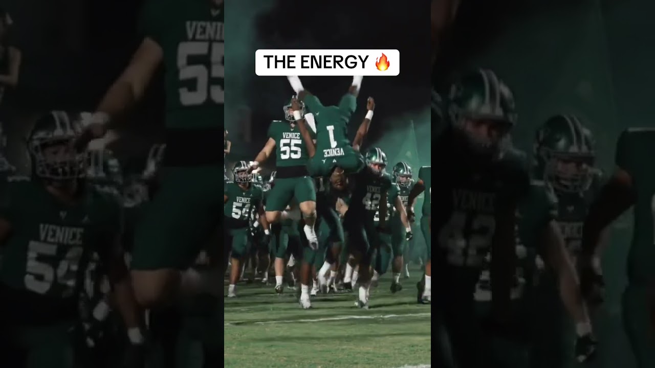 Is this the best HS football entrance? 👀 (Via @Caleb Kiesel/TT) 