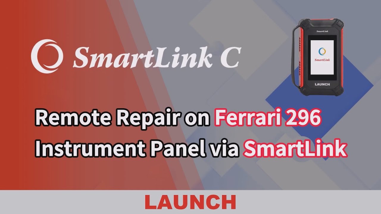 LAUNCH SmartLink Remote Diagnostics: Ferrari 296