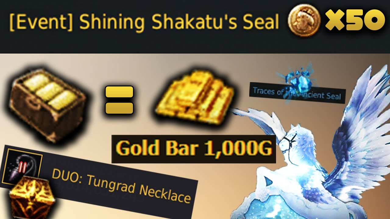 New Shakatu Seals for Golden Bar Box | Daily Dose of Black Desert online
