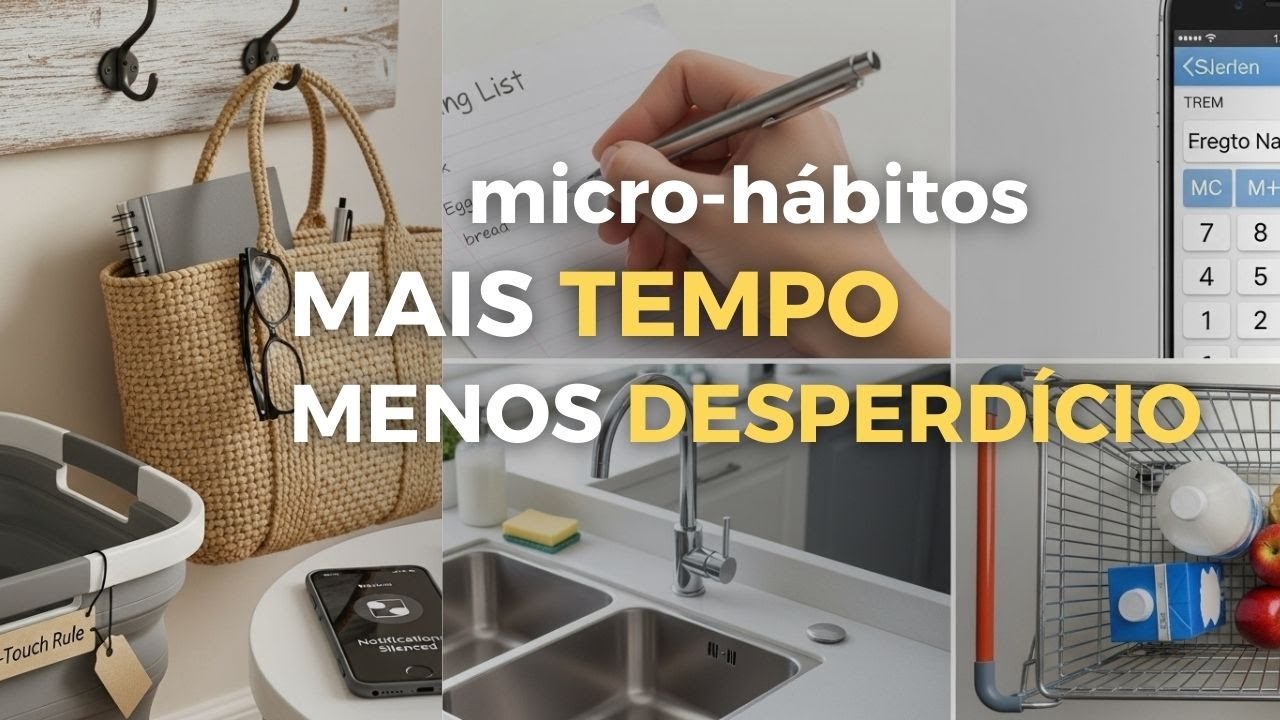 7 MicroHábitos que fazem sua rotina render mais (sem se cobrar)