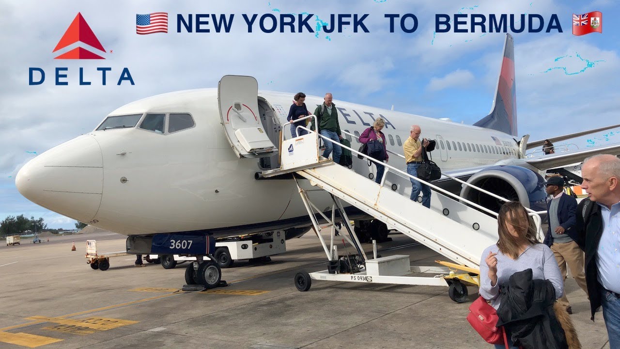NEW YORK JFK TO BERMUDA | DELTA - ECONOMY | BOEING B737 | TRIP REPORT