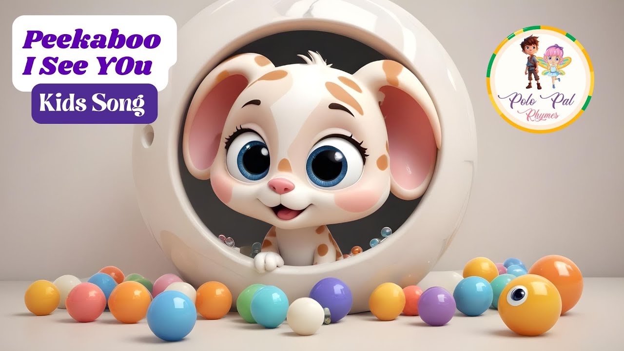 Peekaboo New Kids Song | Nursery Rhyme | Polo Pal Rhymes #kidsvideo #kidssong