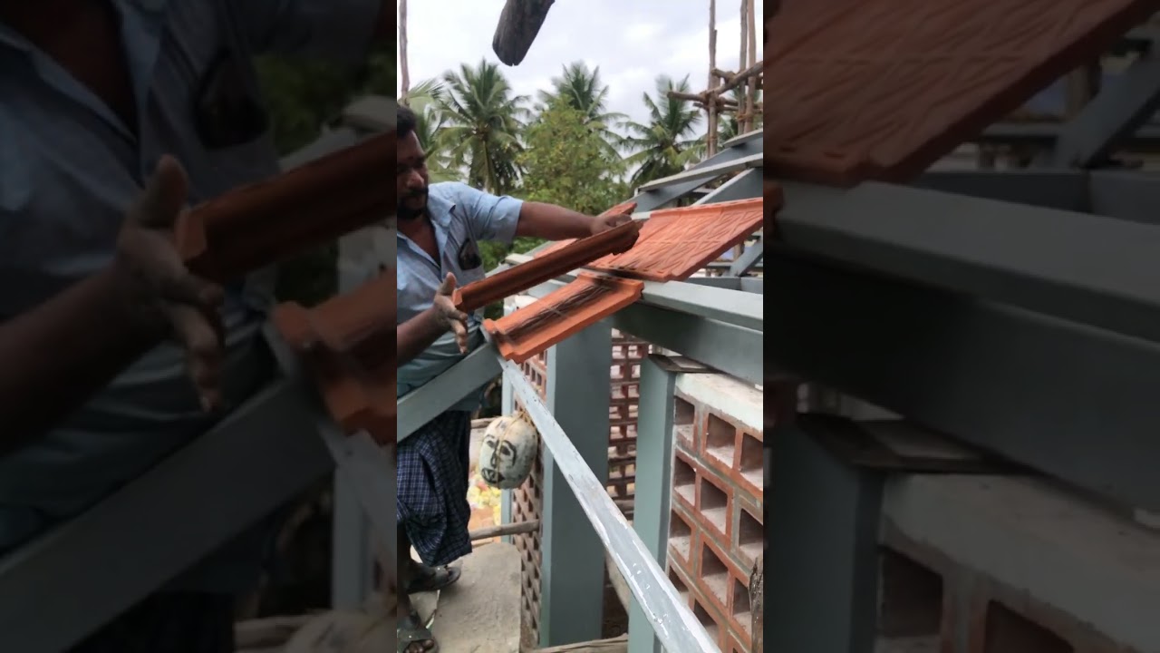 MANGLORE TILES DOUBLE LAYER CONCEPT| #teracotta #manglorerooftiles #metalroofing #traditionaldesign