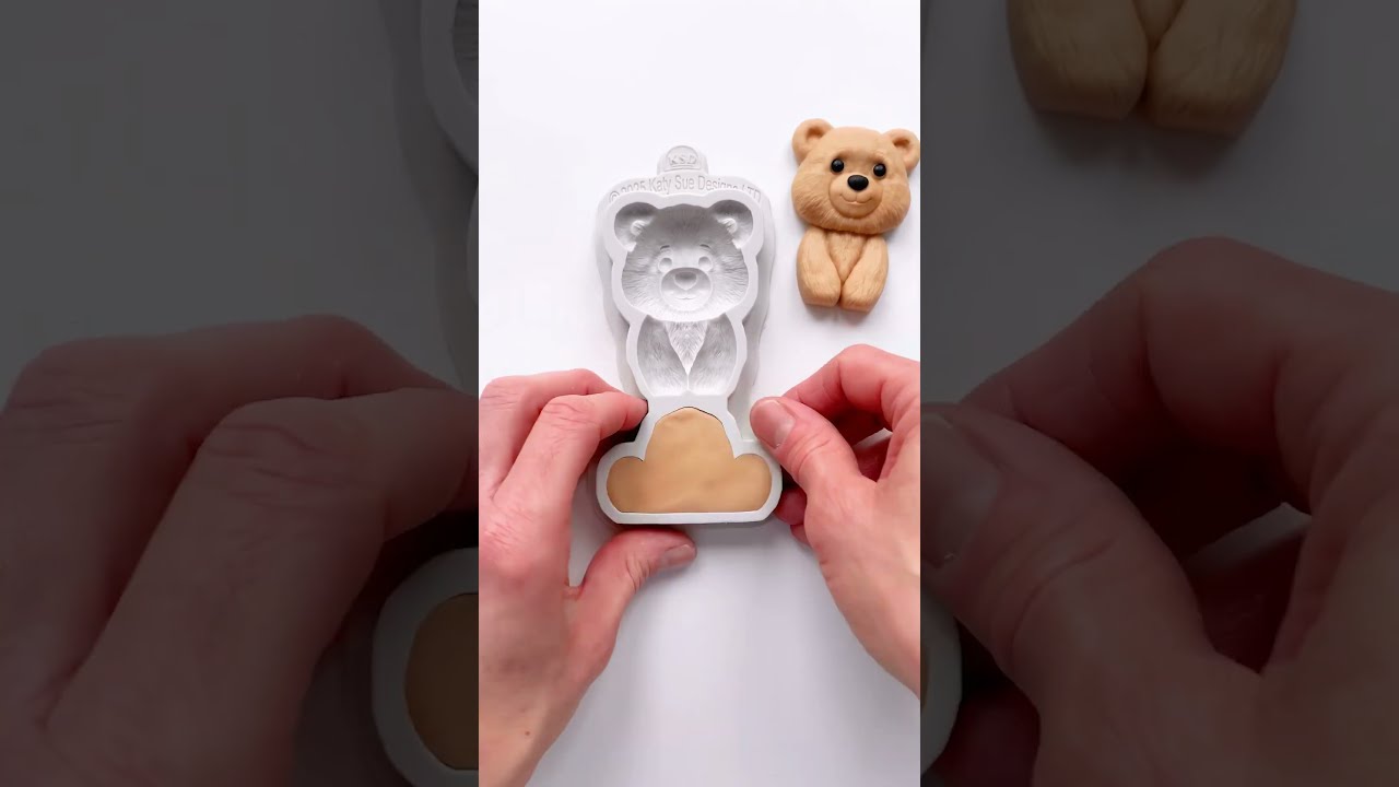 Teddy Bear Fondant Cake Topper #cake #fondanttoppers