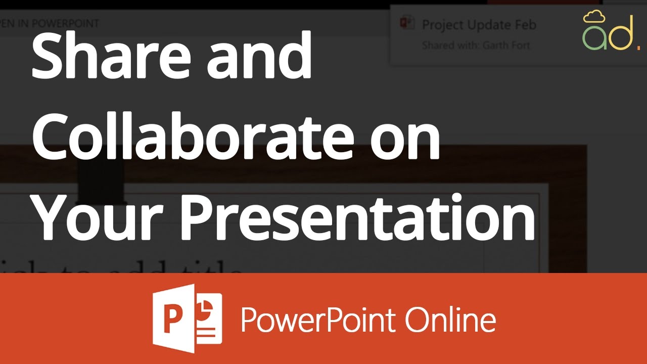 Office 365 - PowerPoint Online - Step 4 - Share and Collaborate on Your Presentation