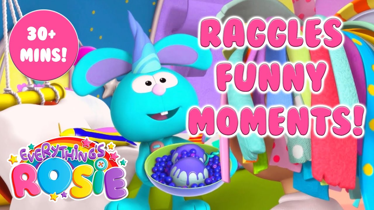 Best Preschool TV Shows | Raggles' FUNNIEST Moments 🐰 | @EverythingsRosie