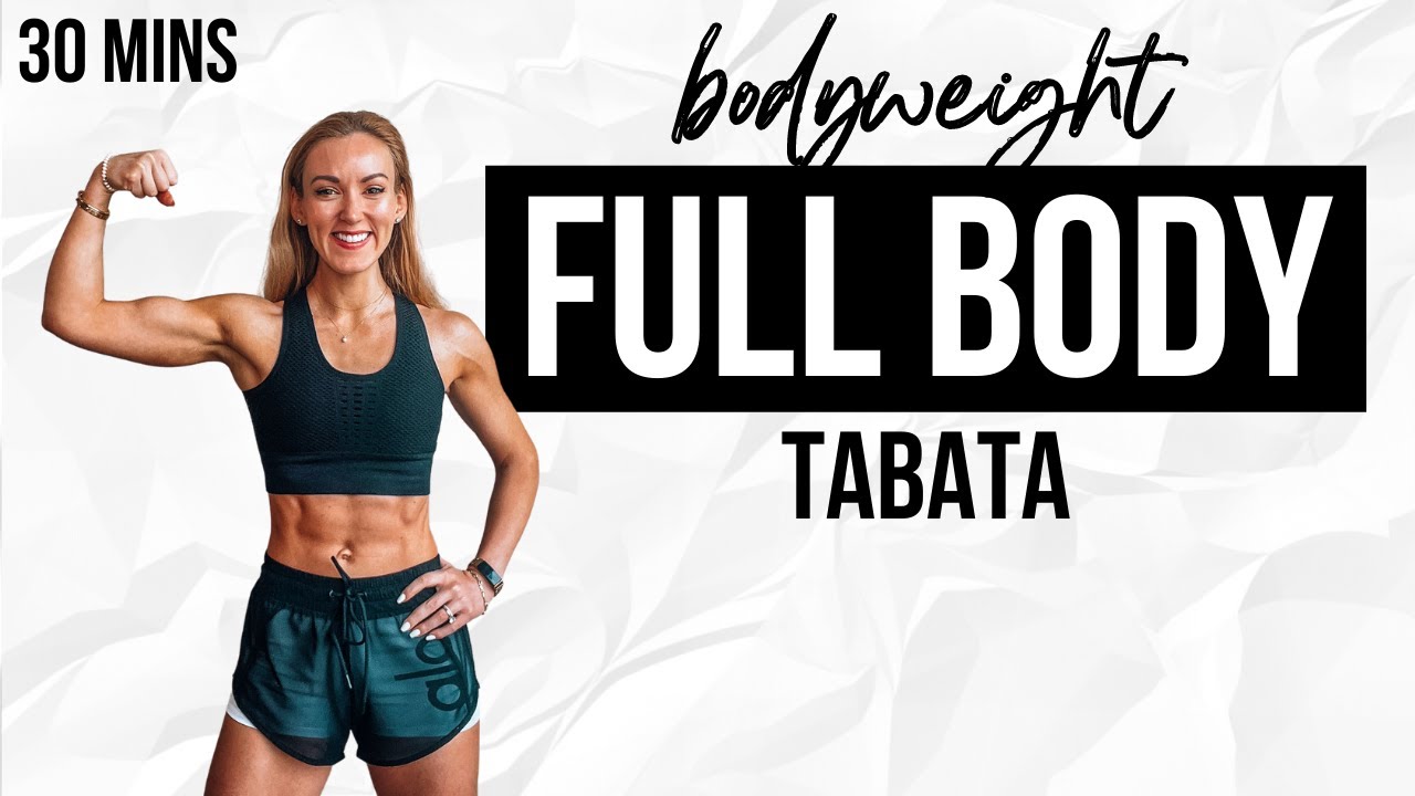 30 Min BODYWEIGHT FULL BODY TABATA WORKOUT | Strength & Cardio - STRONG SUMMER LAUNCHES MARCH 28