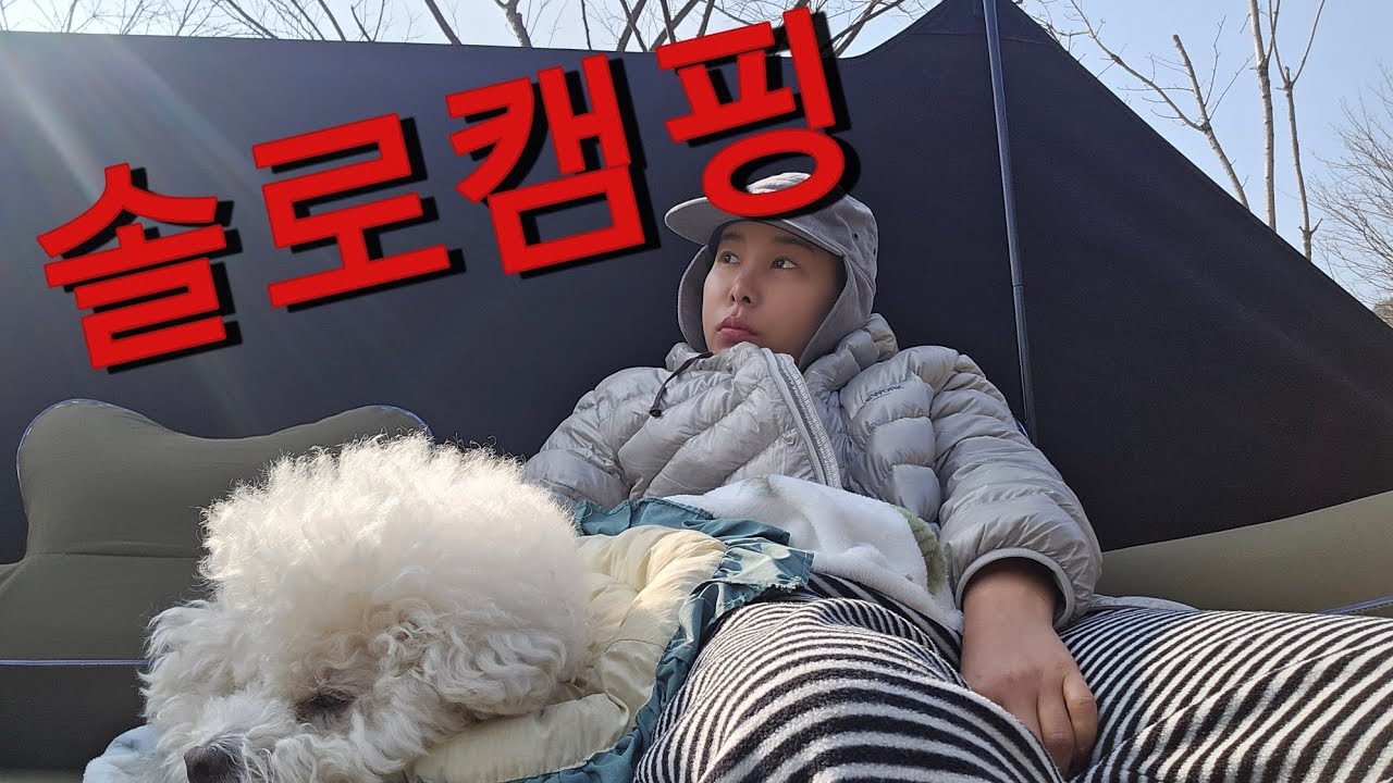 일상브이로그 | 강아지랑 단둘이 겨울 캠핑🐶｜여자 애견동반 솔로캠핑 | 여자 솔로캠핑 | 애견동반 | 캠핑강아지 | 캠핑 | 암환자 |유방암