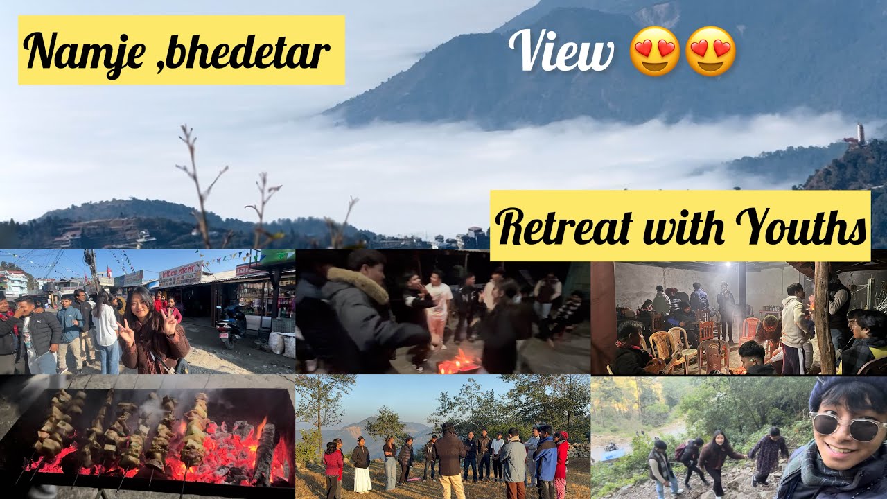 Youths Retreat (Bonfire) at Namje, bhedetar.   #nightout #bonfire #dharan #vedetar #retreat 
