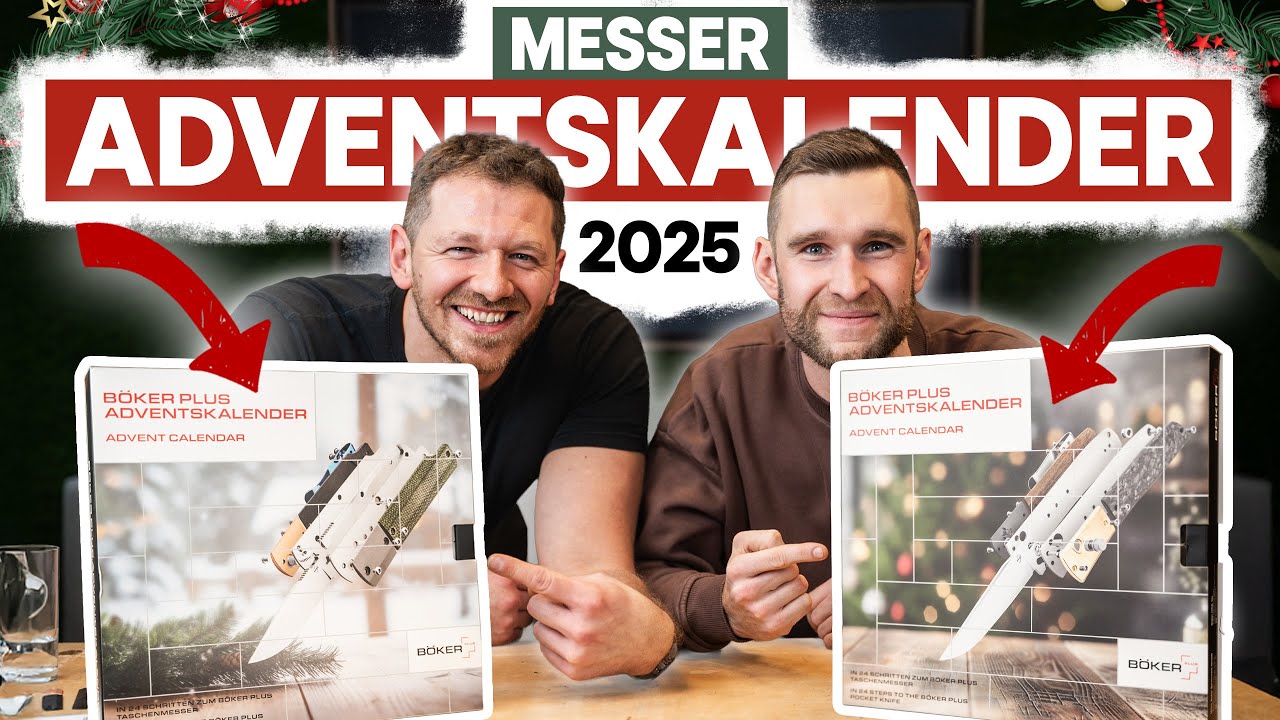 Messer SELBER BAUEN mit dem B&Ouml;KER MESSER ADVENTSKALENDER 2025❗️🎄Das DIY WEIHNACHTSGESCHENK🎁| B&ouml;ker
