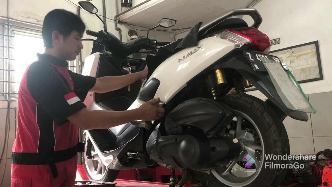 Nmax tiba2 ngegas sendiri&hellip;