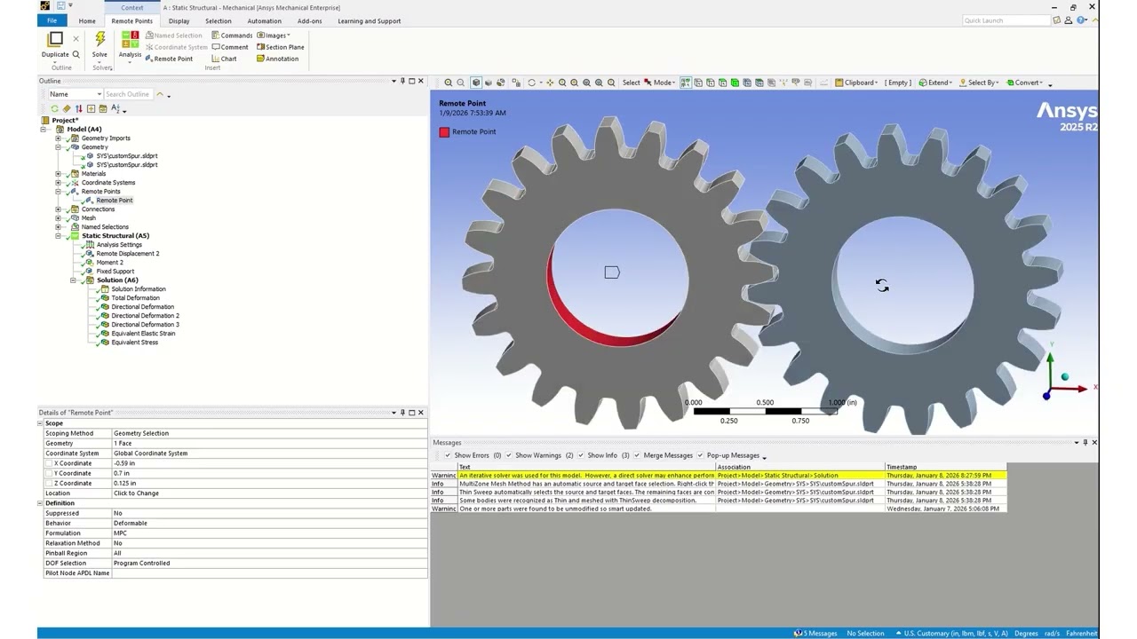 Spur Gear Contact Stresses