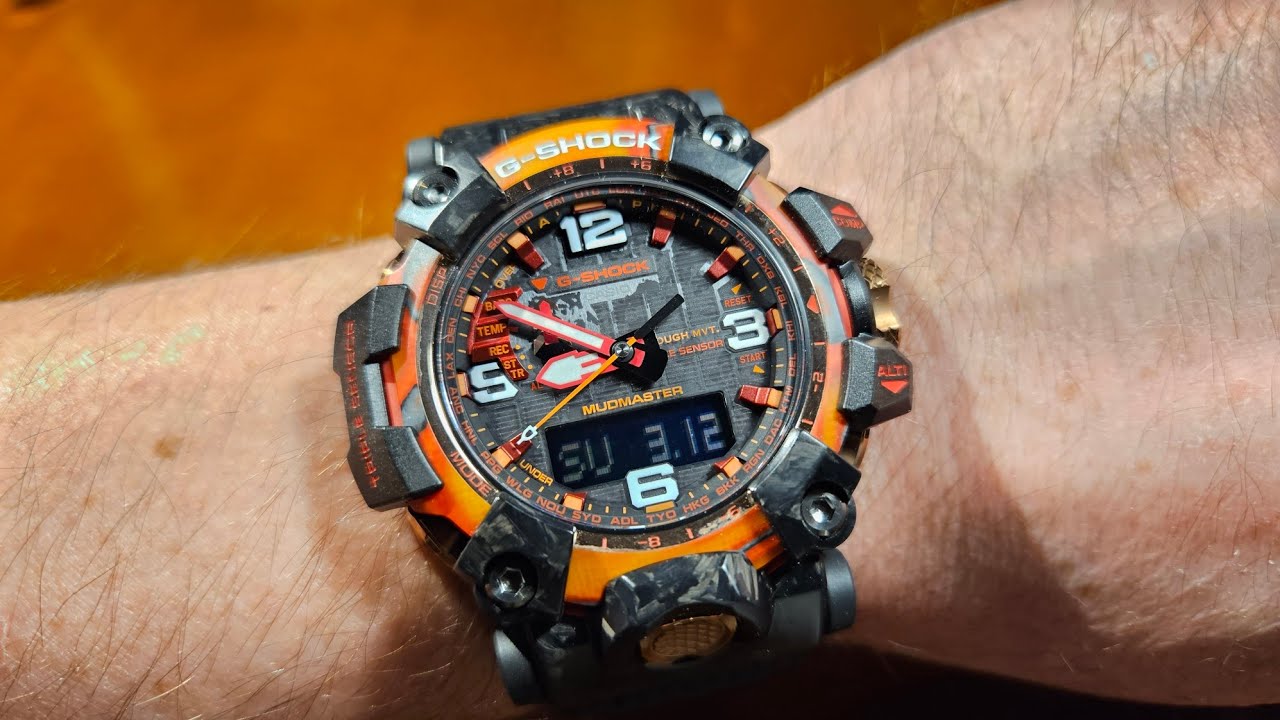 Casio G-Shock GWG-2040FR-1A MUDMASTER Flare Red 40th Anniversary - prezentacja, porównanie [PL]
