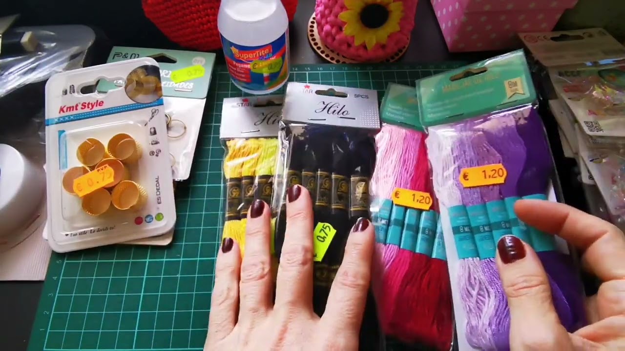 Vlog cast 🍁🛒compras bazares, Tedi 🛒 costuras, punto de cruz y más 🧐 #handmade perdón por el final 😩