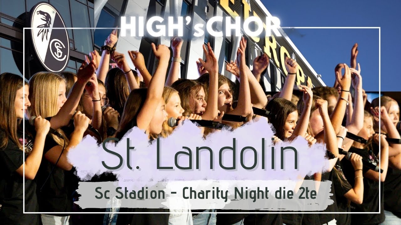 High'sChor / Chorklasse 7 spielt im SC Stadion bei der Matthias Ginter Stiftung
