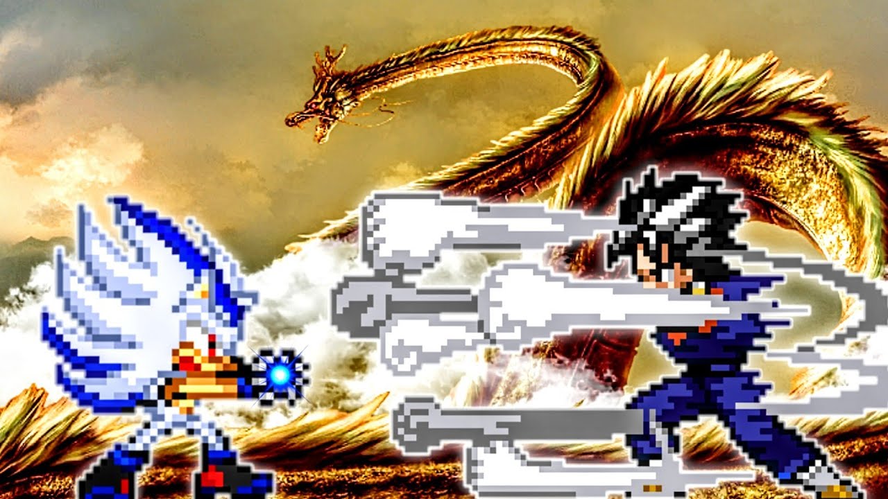 Sonow OP (all form) (New) VS Vegito OP (all form) in Jump Force Mugen