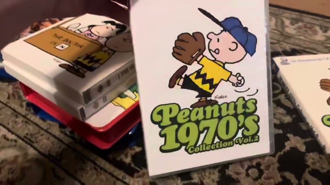 My Peanuts VHS, DVD, & Blu-ray collection (2025 edition)