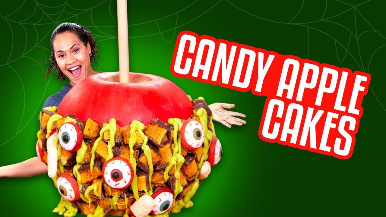 GIANT Candy Apple CAKE!! | How To Cake It
