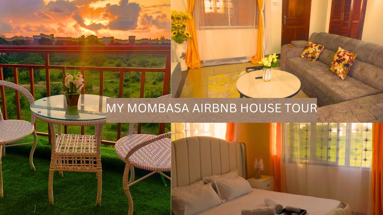 MY 1 BEDROOM FURNISHED AIRBNB APARTMENT in Mombasa, NYALI| AIRBNB HOUSE TOUR| MISS MILLICENT