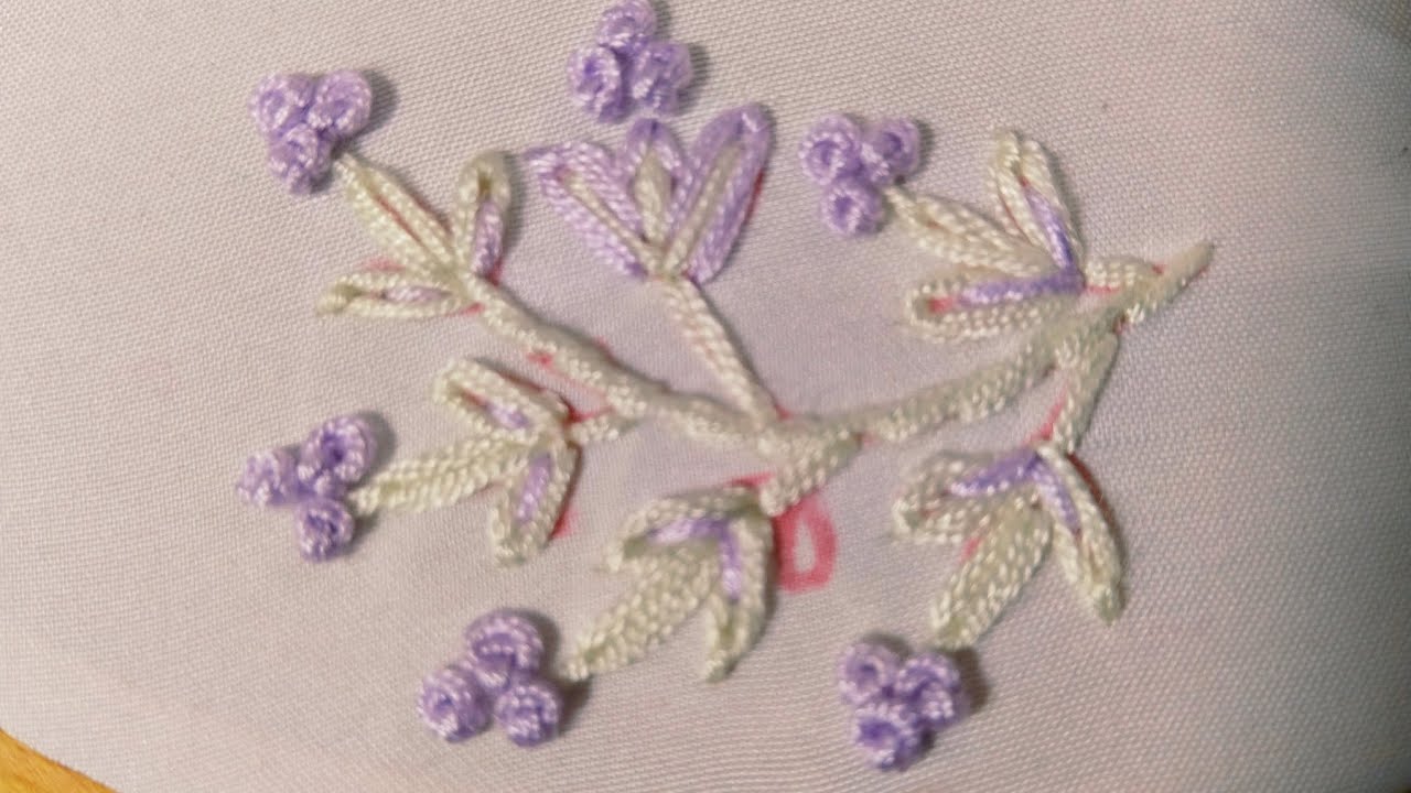 Easy embroidery design #embroidery #likeandsubscribe 
