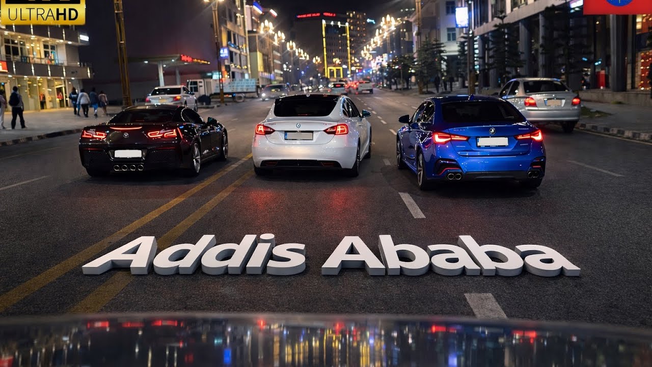 Addis Ababa Nightlife in 4K 🇪🇹✨ | Africa’s Most Beautiful City at Night