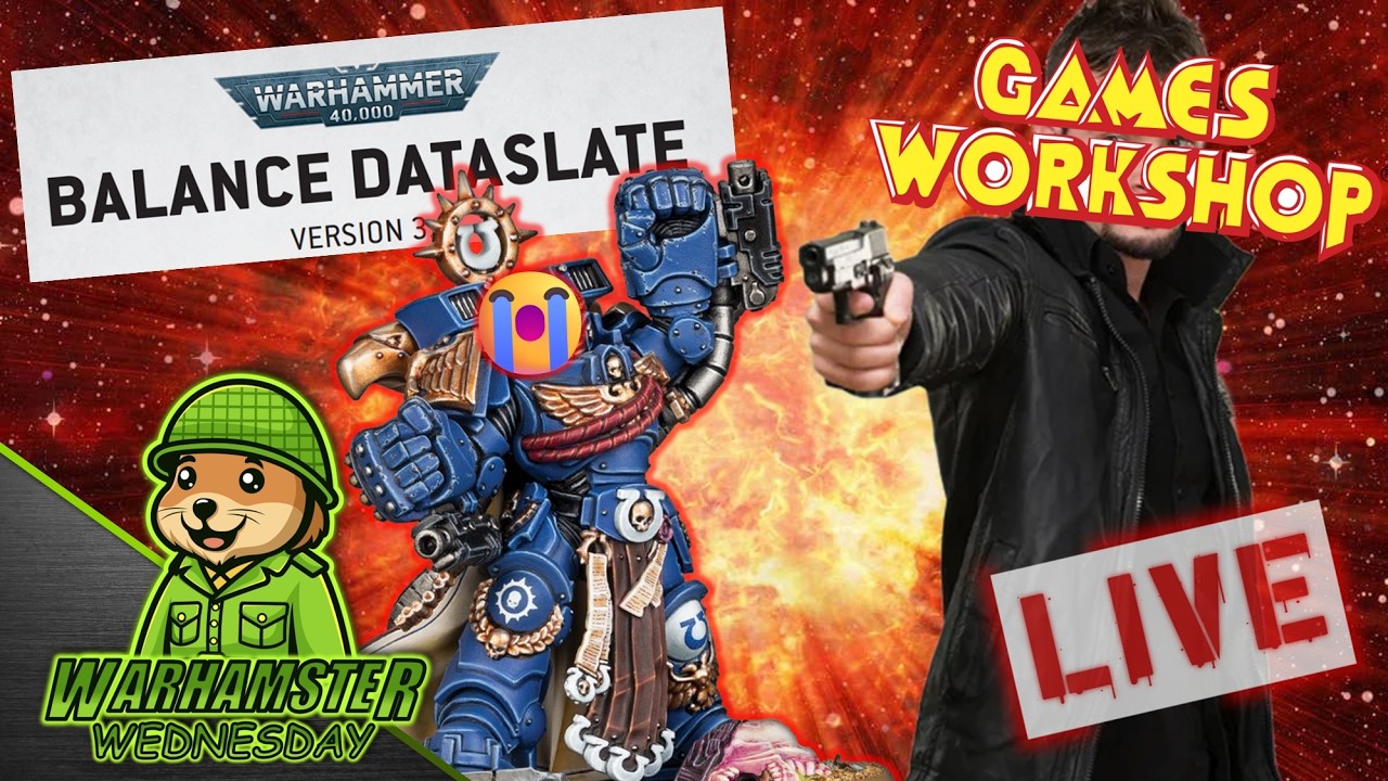 🔴this new 40k BALANCE UPDATE is certainly something | Warhamster Wednesday 40k Live Stream Show