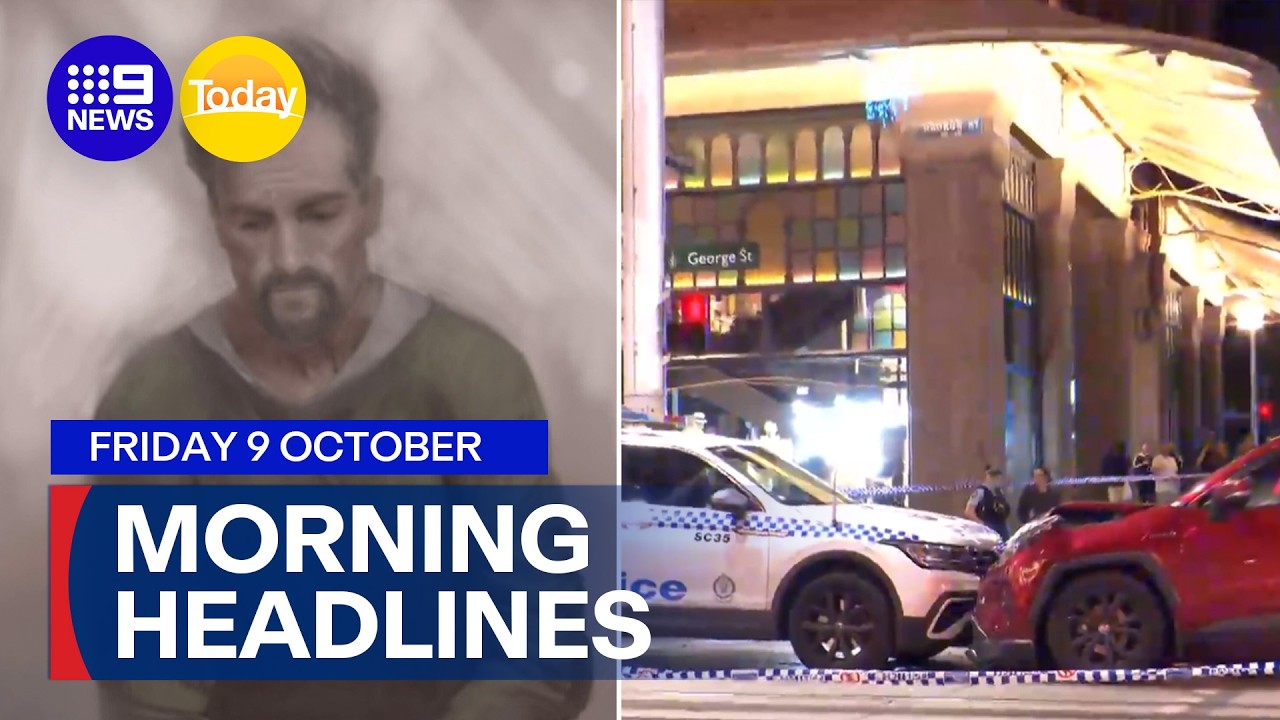 Sam Wood transferred to Brisbane prison; wild Sydney carjacking arrest | 9 News Australia