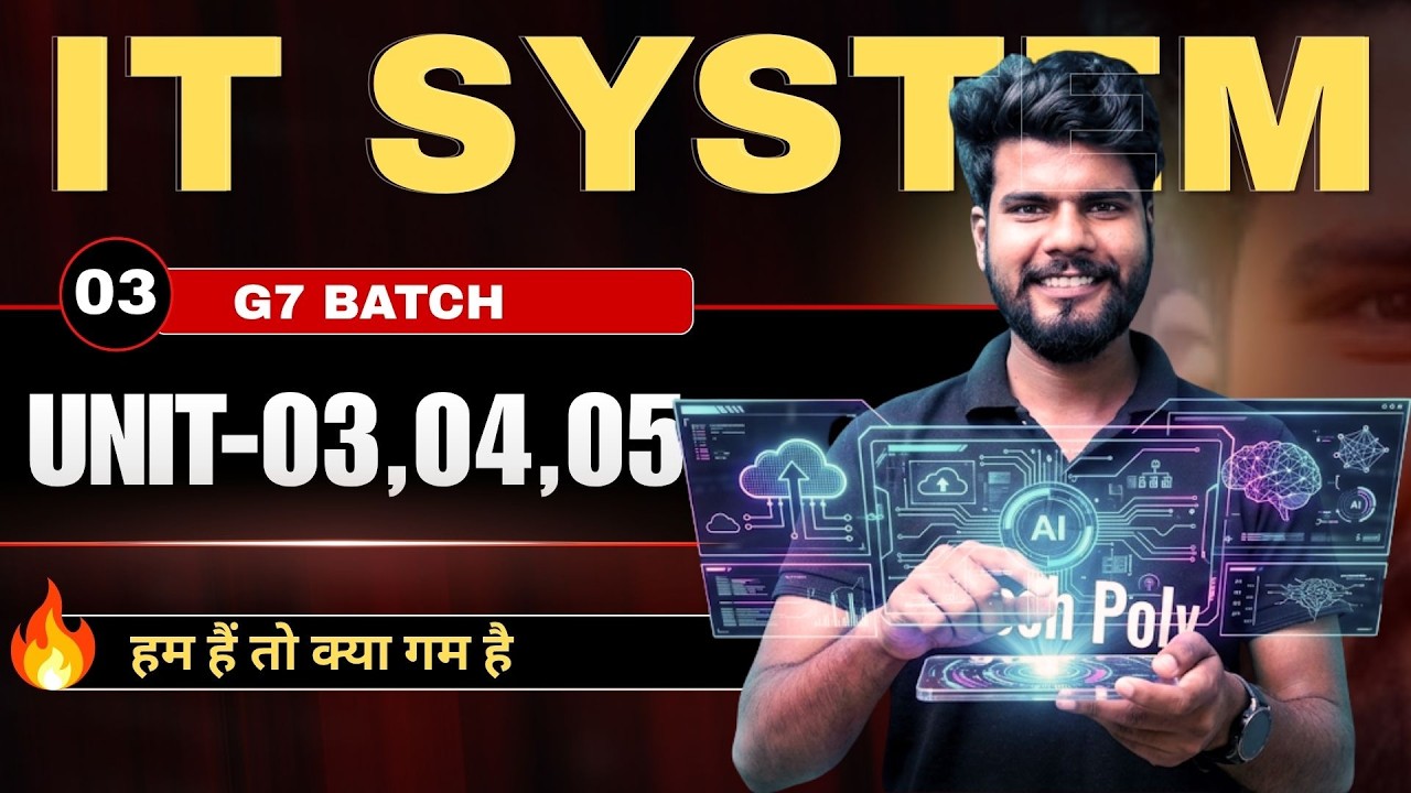 🔥IT System Part-03 | G7 Batch | ZERO To HERO SERIES