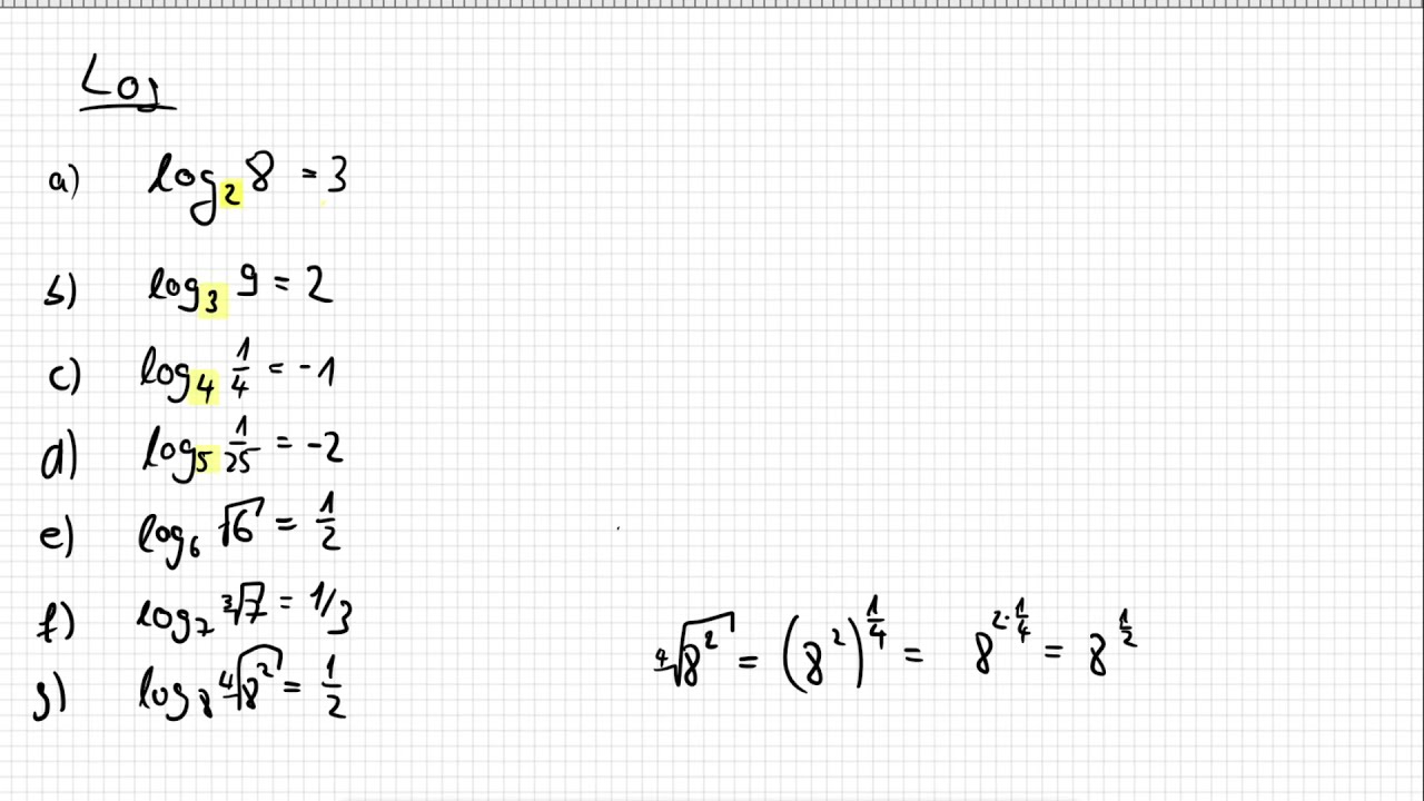 Logarithmus ohne Taschenrechner