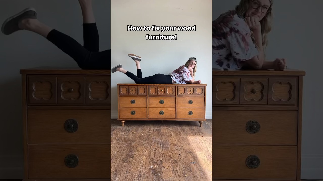 Как починить деревянную мебель. ЧАСТЬ 1! 🔨