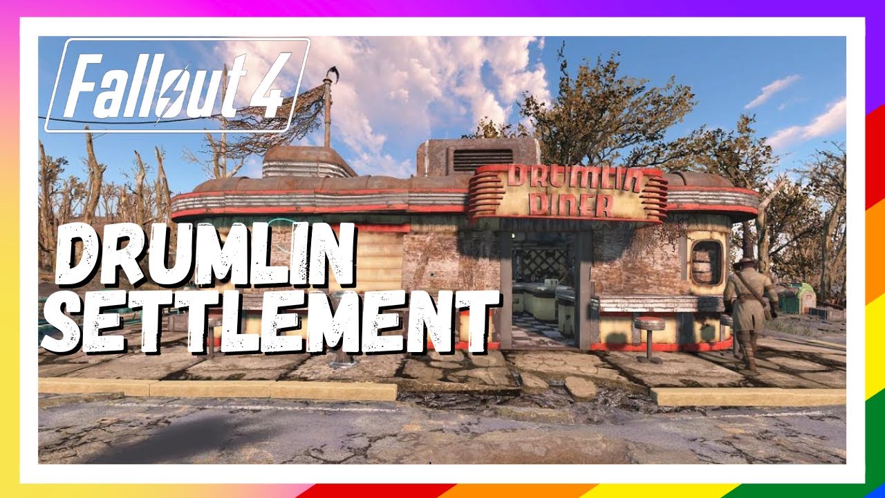 How to turn the DRUMLIN DINER into a Settlement (Fallout 4)
