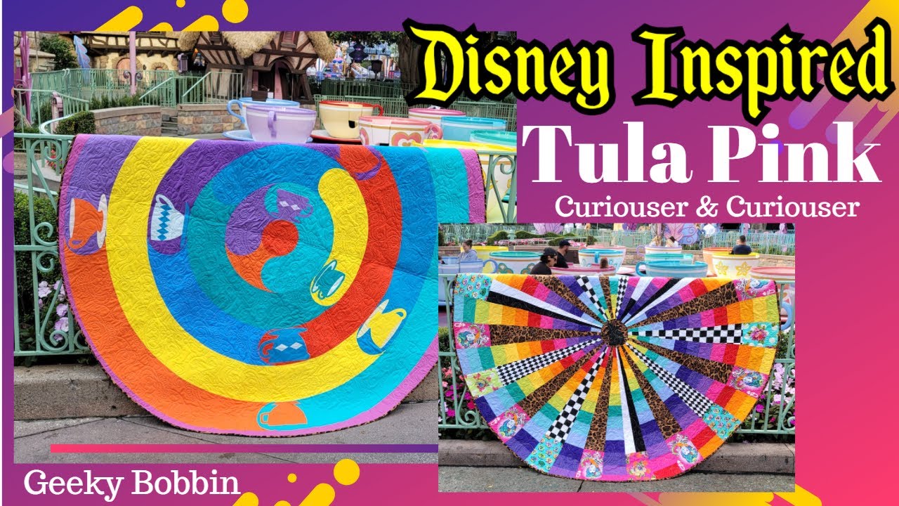Easy Quilt featuring Tula Pink Curiouser and Curiouser