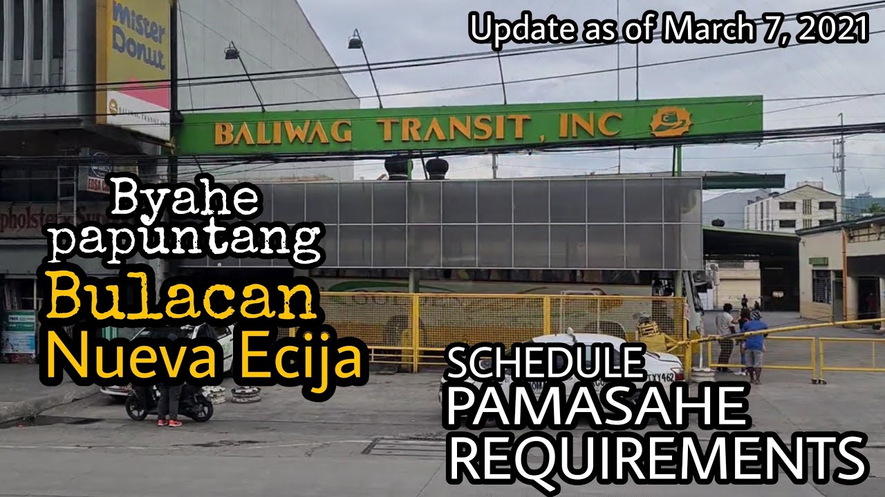 BALIWAG TRANSIT CUBAO TERMINAL | BYAHENG PROVINCIAL BUS PAPUNTANG BULACAN AT NUEVA ECIJA