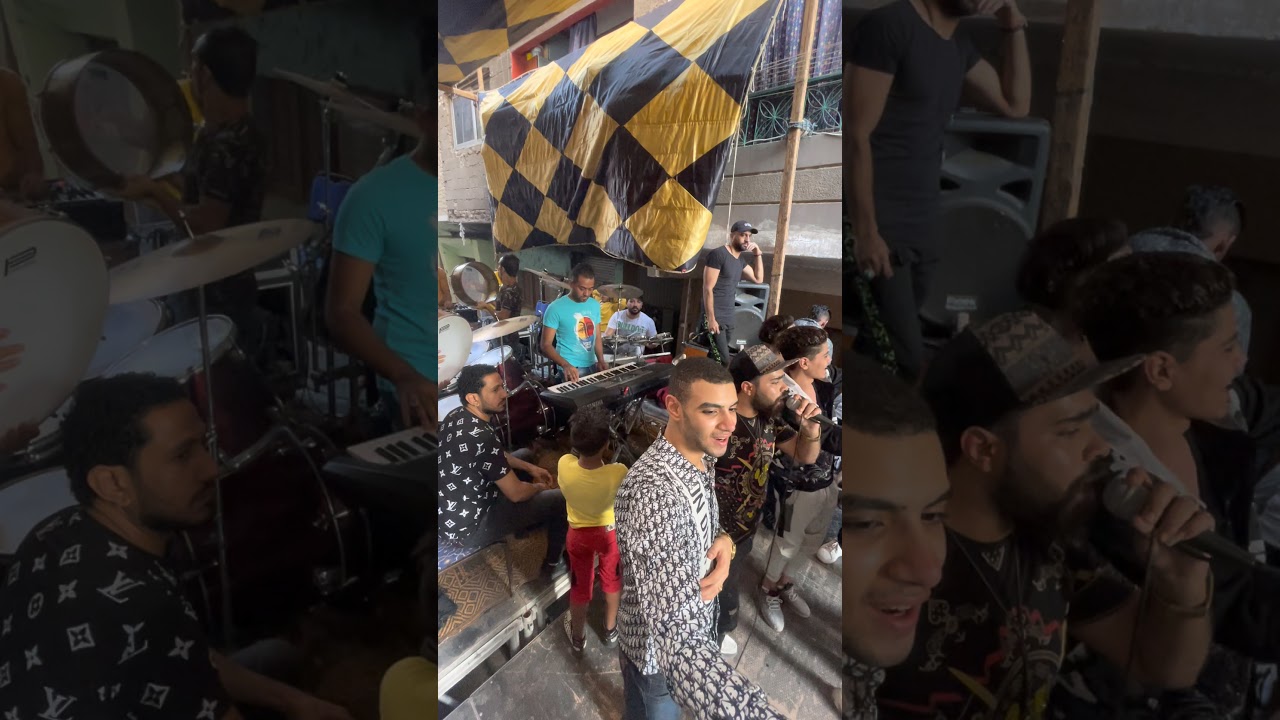 النجم محمد رضا والبعبع محمد مزيكا مكسرين الدنيا في التنجيد وحبه حظ