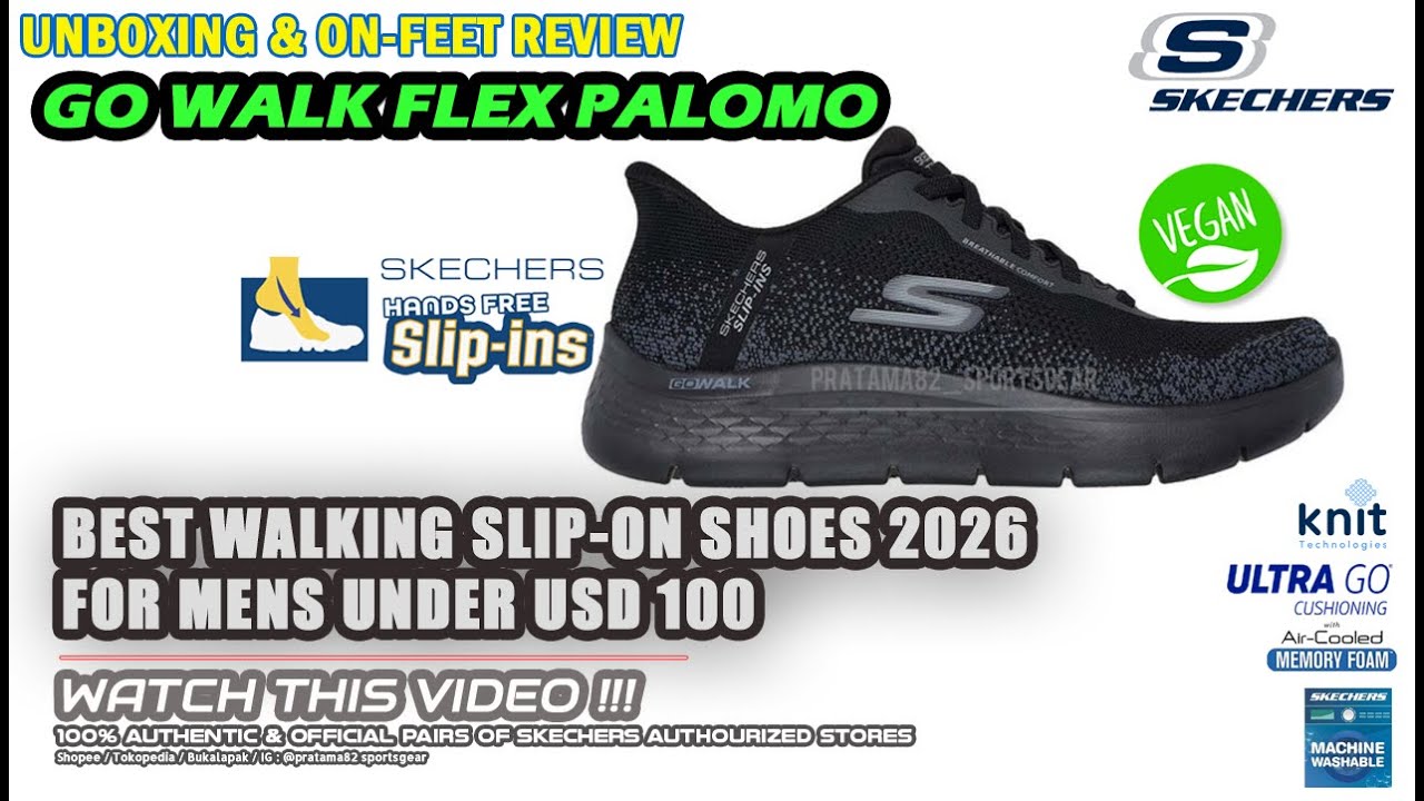 Unboxing & review on feet SKECHERS SLIP-INS GO WALK FLEX PALOMO CASUAL WALKING ON SHOES ORIGINAL