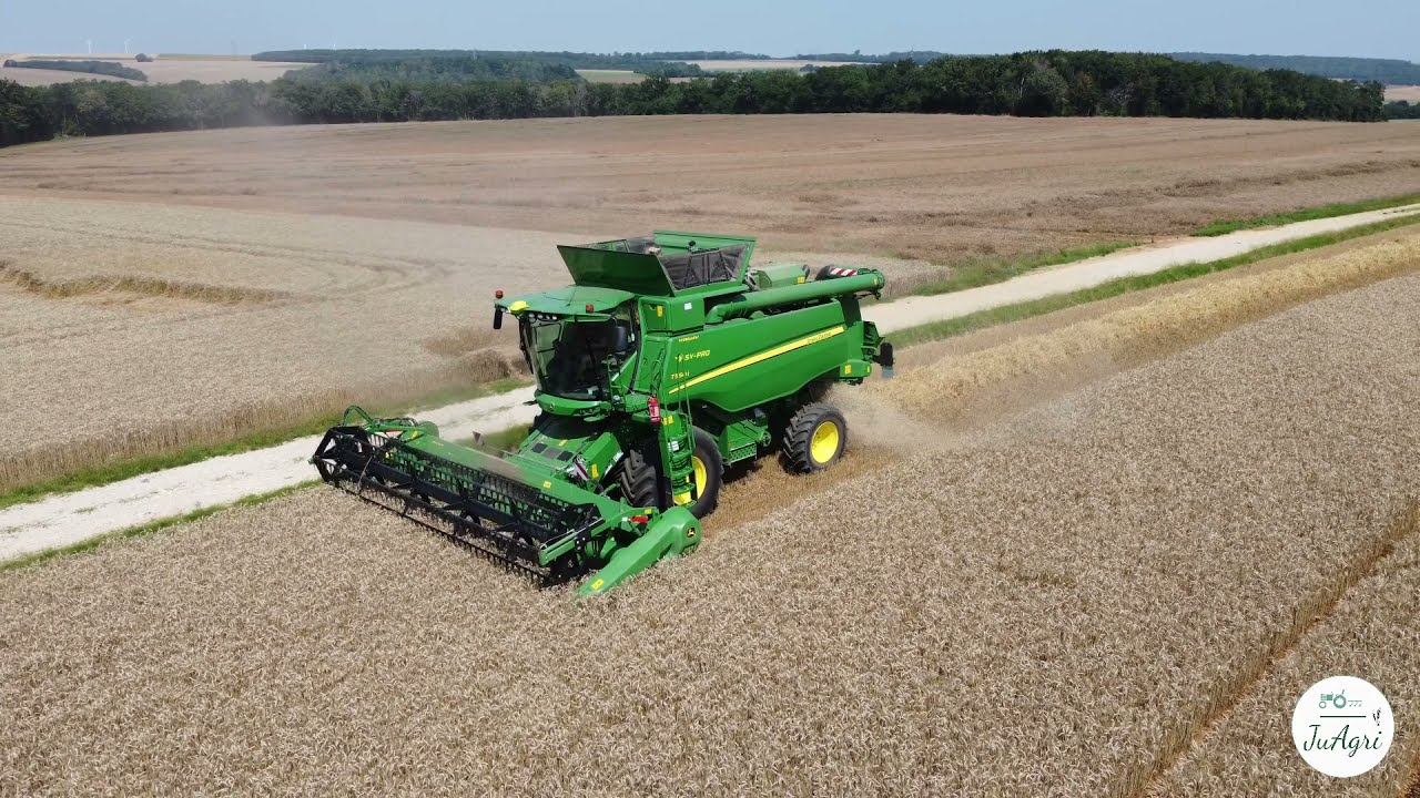 Récolte du blé 2021 🌾 | 100% John Deere 🟢🟡 |