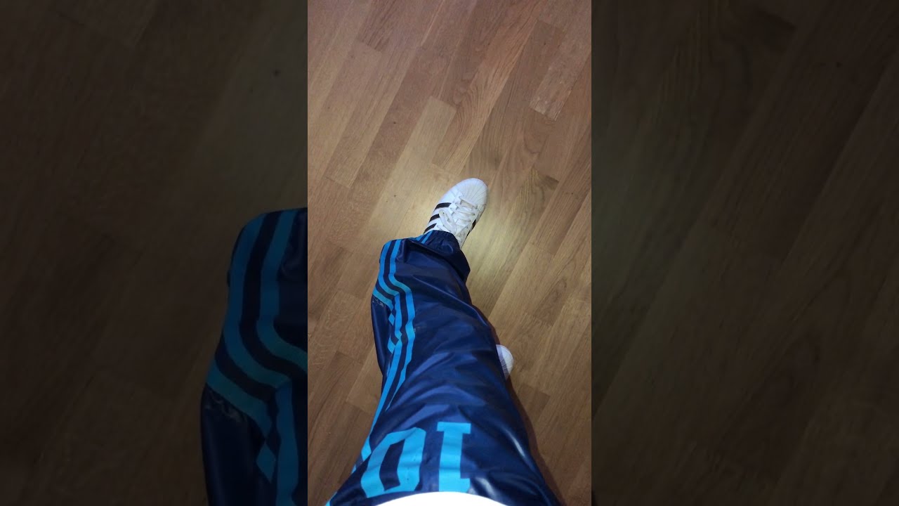Adidas Cal Surf Glanzhose mit Adidas Superstars
