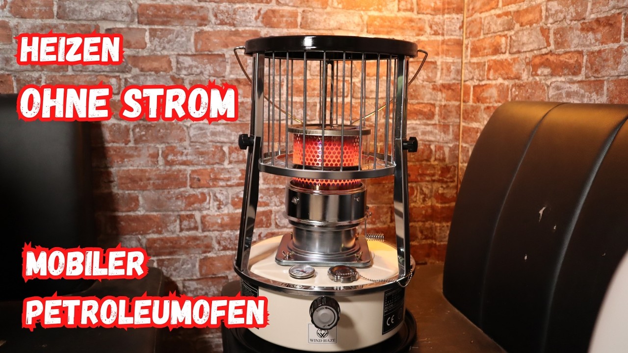 Mobiler Petroleumofen (2,8 kW) im Test – Heizen, Kochen & Sicherheit