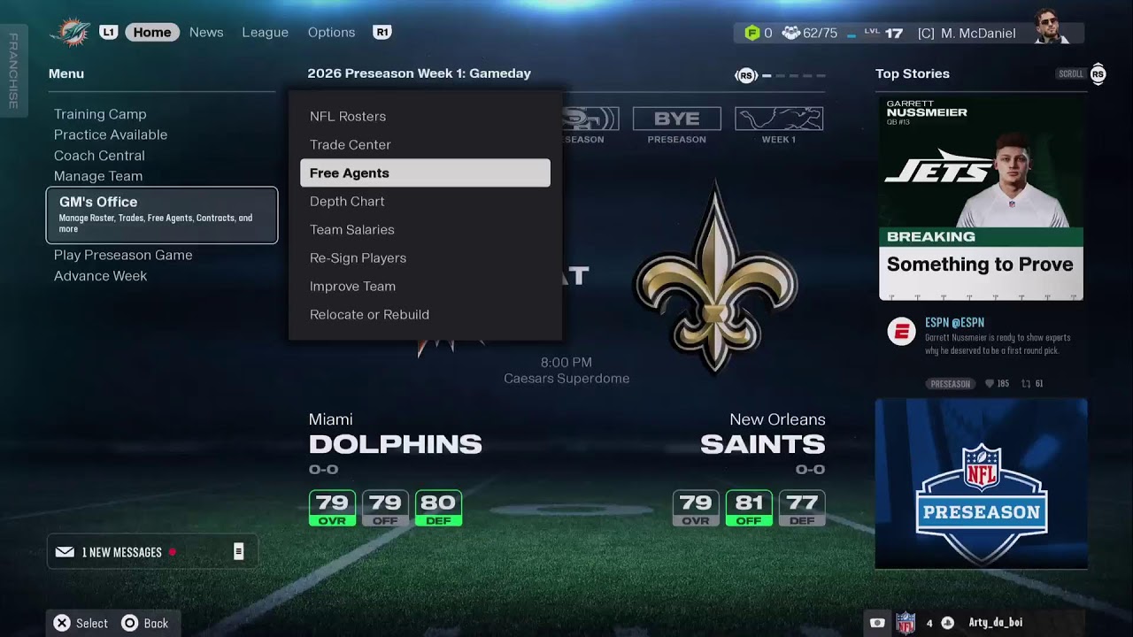 Madden 26 w/Dolphins