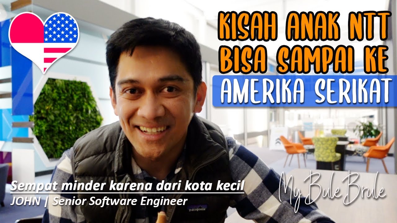 CERITANYA BISA KE AMERIKA, KERJA DAN NIKAH DENGAN ISTRI BULE | INFO VISA DAN GAJI KERJA PART TIME