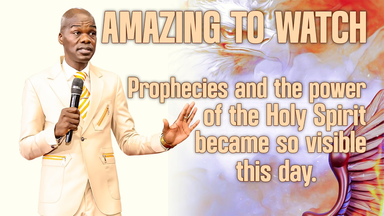 Prophecies and the power of the Holy Spirit became so visible this day