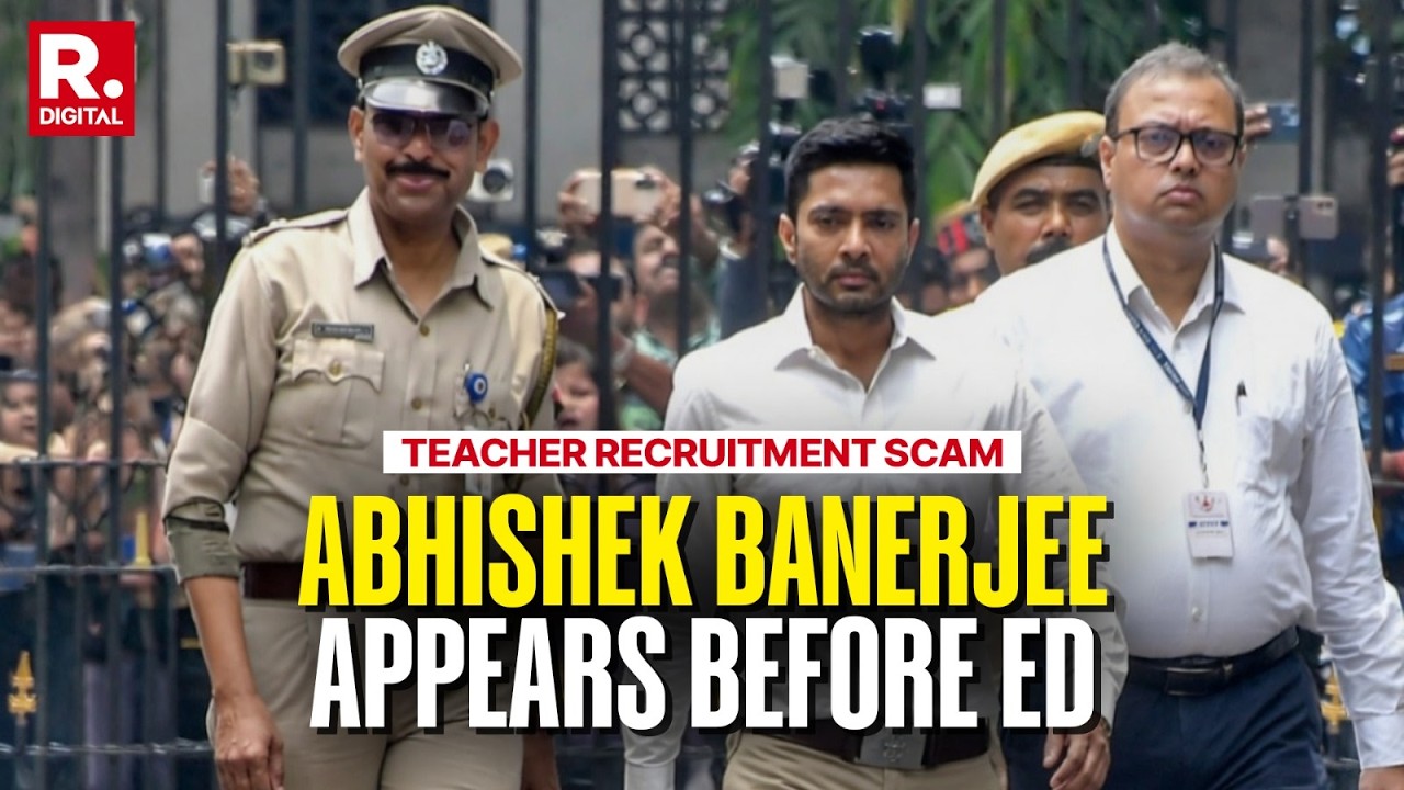 BREAKING: TMC MP Abhishek Banerjee Appears Before ED For Questioning Over Recruitment Scam
