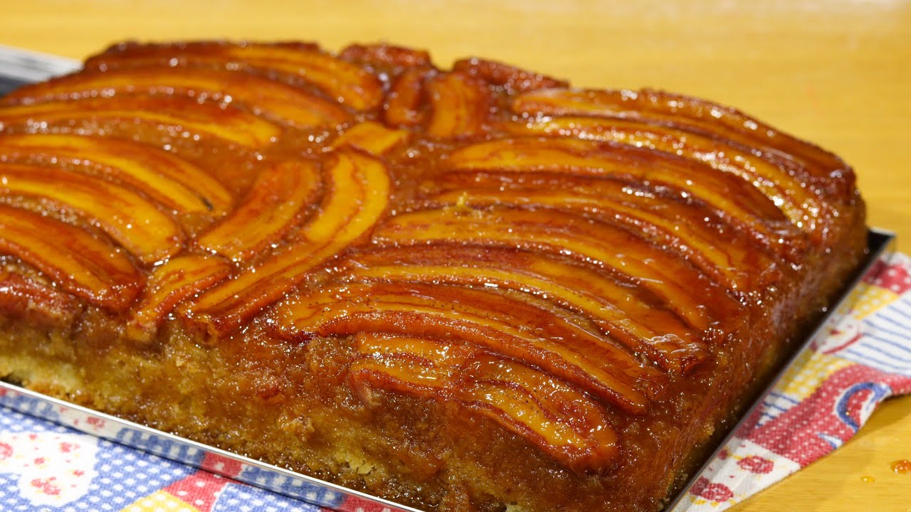NUNCA COMI UM BOLO DE BANANA TÃO GOSTOSO - MASSA PERFEITA - MUITO FOFINHA E SABOROSA