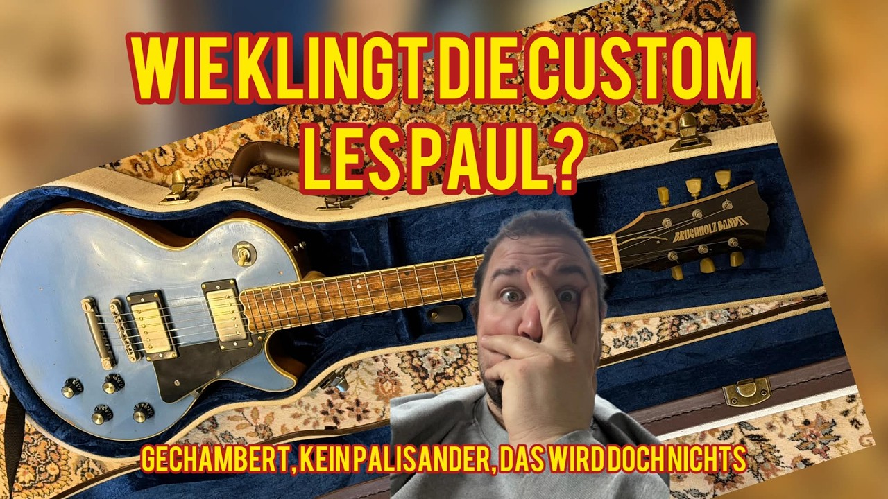 Les Paul ohne Rio, gechambert 3,8kg, das kann nichts werden, das Demo dass es gar nicht geben dürfte