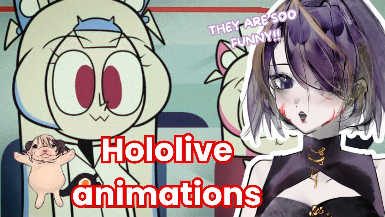 VTuber Reacts to the FUNNIEST HOLOLIVE ANIMATIONS!! | Devy Reacts
