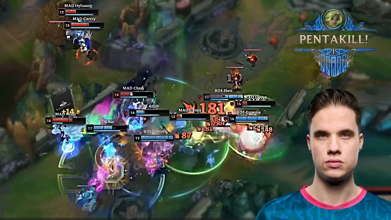 BDS Crownie Secures Epic Penta Kill Against MAD LIONS!
