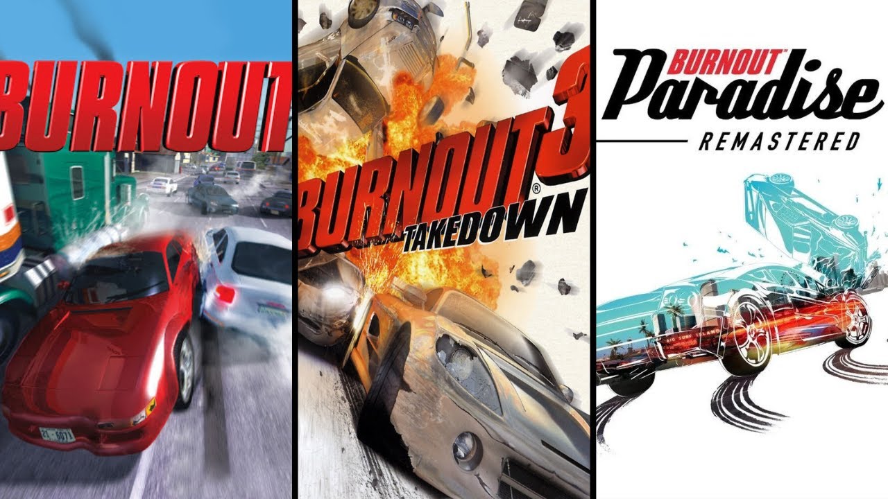 Evolution of BURNOUT Games (2001-2018)
