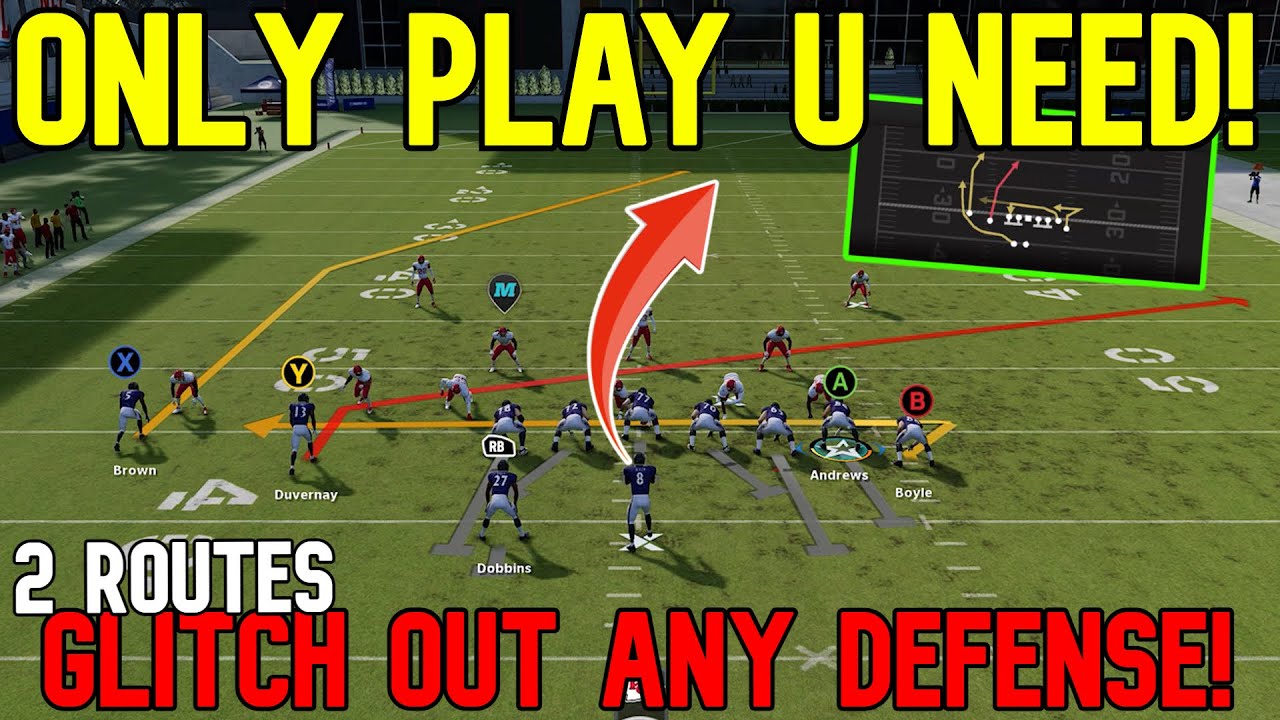 ⚠️BEST PLAY IN MADDEN NFL 22⚠️ 2 Glitch Routes That SCORE VS ANY DEFENSE! Offense Tips and Tricks