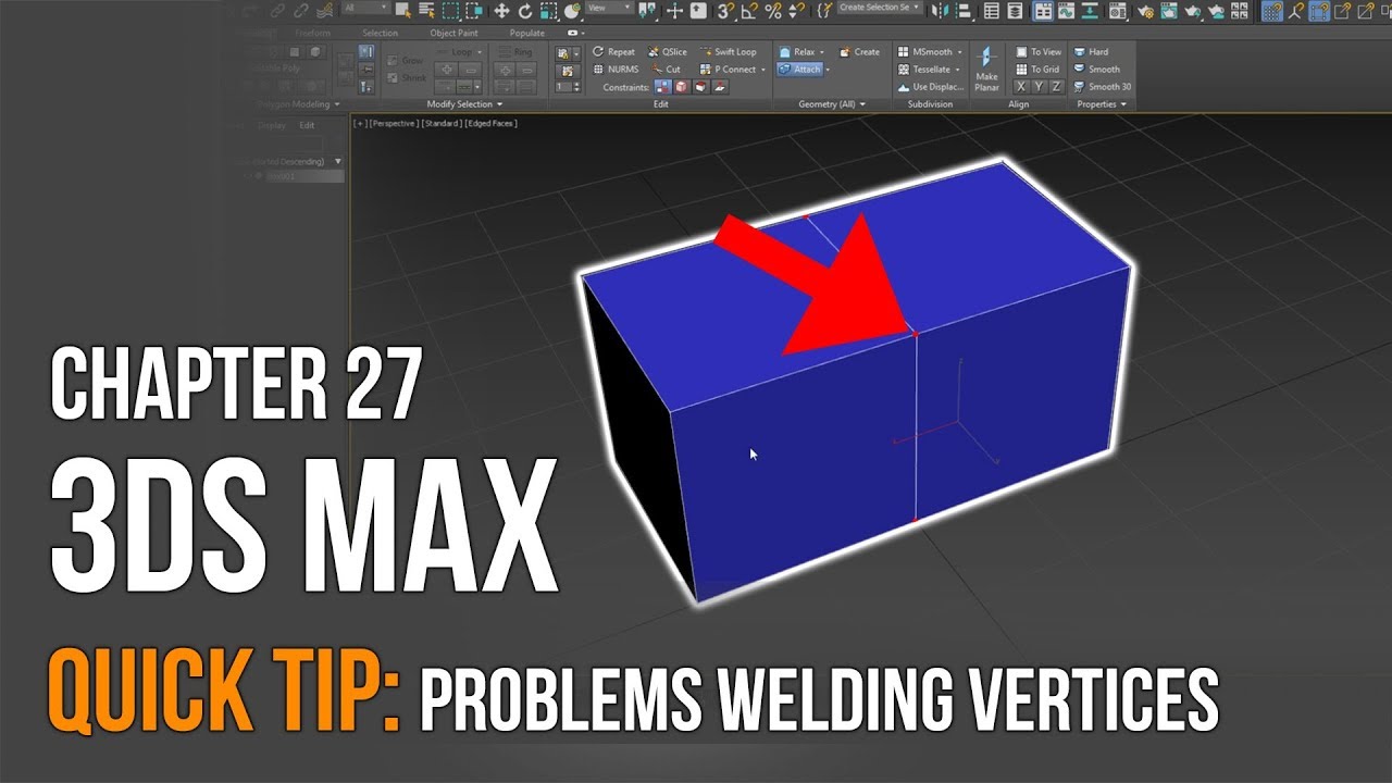3DSMax Welding Verts