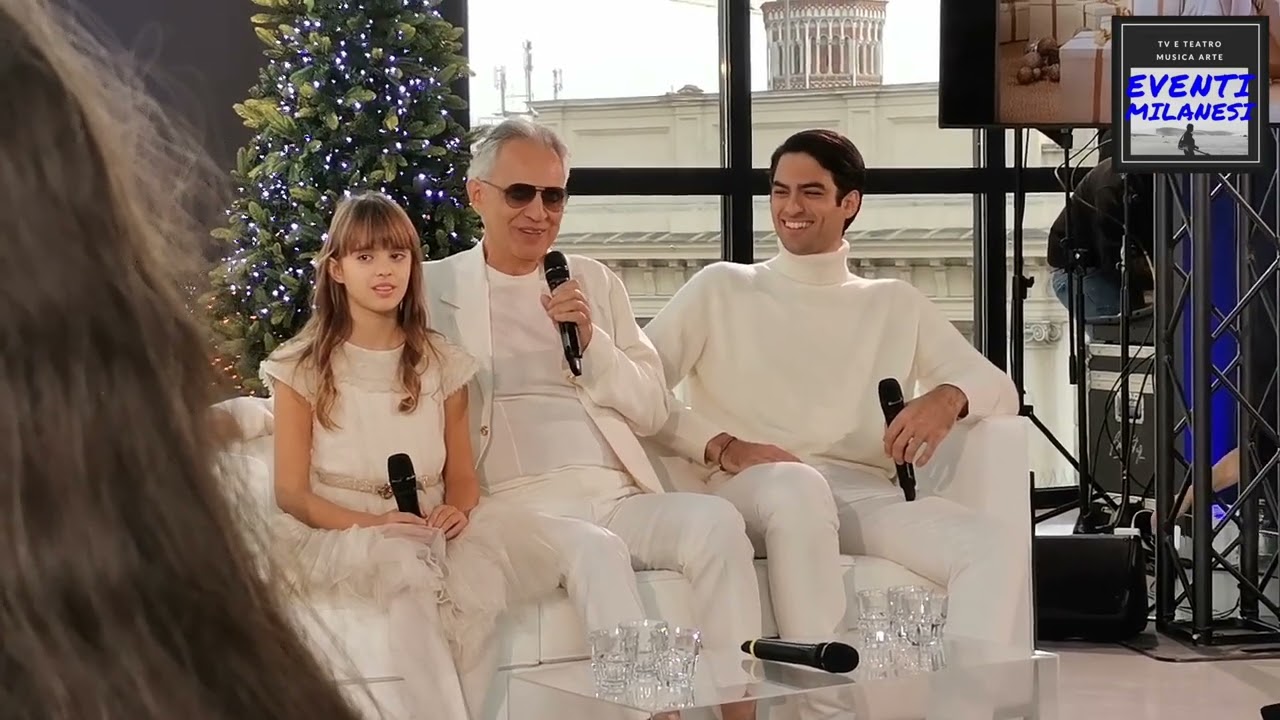 Andrea Bocelli presenta 